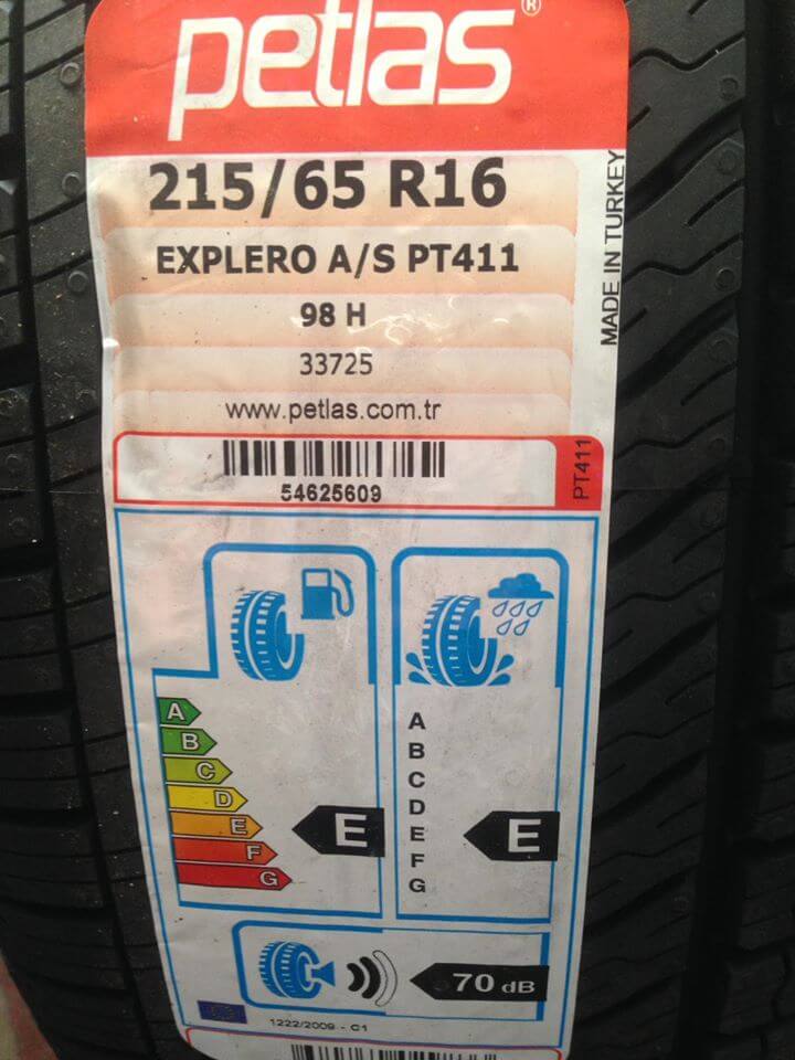 215_65 R16 petlas lop vo xe